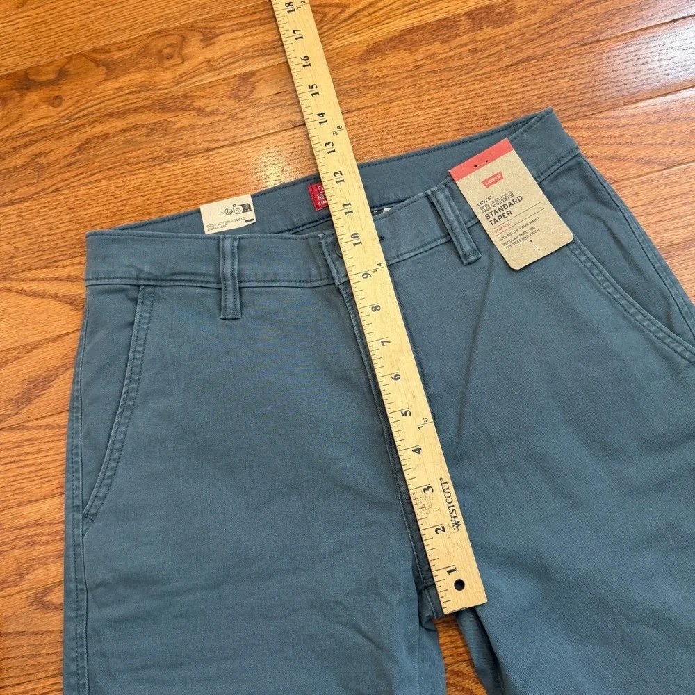 Levi's XX Chino Pants Fits Mens 29x29 Standard Taper Blue Gray Stretch Twill